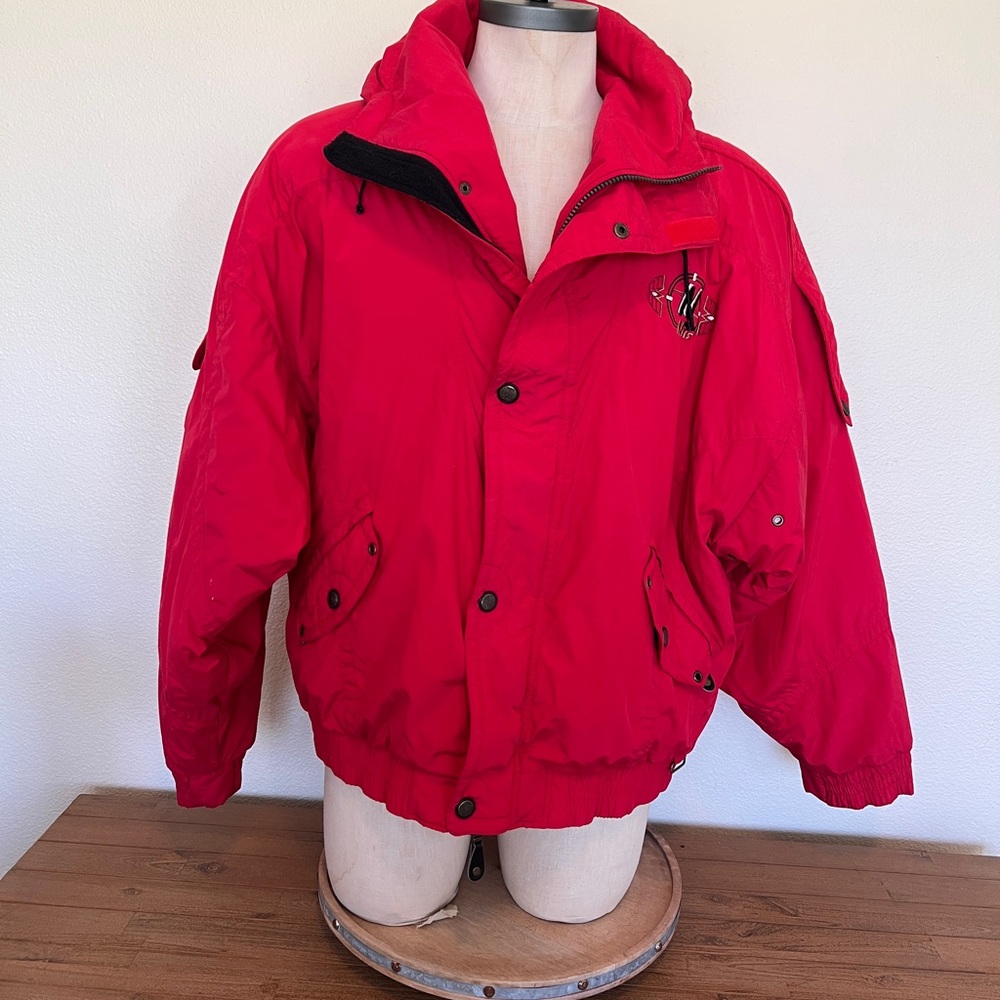 NILS Ski Jacket - Mens Red - Size Large